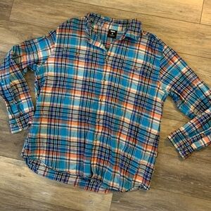 Teton Vibrant Multicolor Plaid Casual Shirt for Men
